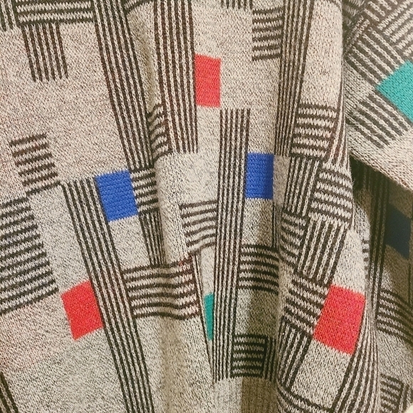 Buffalo | Men's Vintage Multi-Colored Geometric Print Crewneck Sweater (Size 2X) - Picture 7 of 10